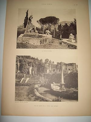 Seller image for Lamina 1186: VILLA DESTE (TIVOLI). LA STATUE DE ROME. for sale by EL BOLETIN