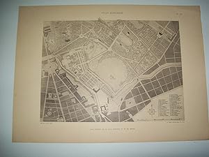 Image du vendeur pour Lamina 1150: VILLA BORGHESE. PLAN GENERAL mis en vente par EL BOLETIN