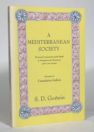 Imagen del vendedor de A Mediterranean Society: The Jewish Communinities of the Arab World as Portrayed in the Documents of the Cairo Geniza. Volume VI: Cumulative Indices a la venta por Minotavros Books,    ABAC    ILAB