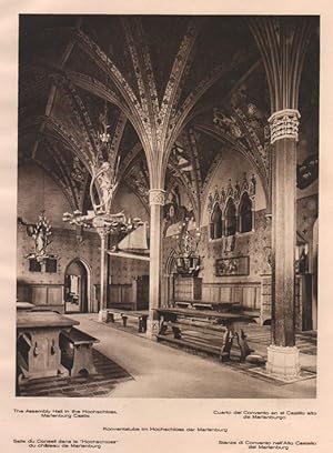 Bild des Verkufers fr Lamina/Foto KURT HIELSCHE Deuschtland No. 146: THE ASSEMBLY HALL IN THE HOCHSCHLOSS MARIENBURG CASTLE zum Verkauf von EL BOLETIN