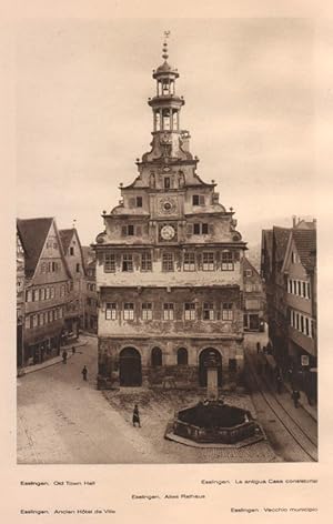 Bild des Verkufers fr Lamina/Foto KURT HIELSCHE Deuschtland No. 056: ESSLINGEN. OLD TOWN HALL zum Verkauf von EL BOLETIN