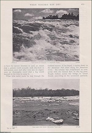 Seller image for When Niagara Ran Dry. An uncommon original article from the Wide World Magazine, 1903. for sale by Cosmo Books