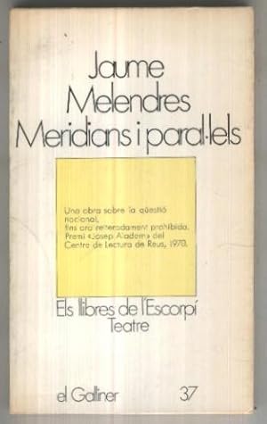 Seller image for Els llibres de L,escorpi numero 037: Meridians i paral-lels for sale by El Boletin