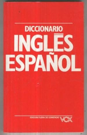 Seller image for Diccionario Ingles-Espaol for sale by El Boletin