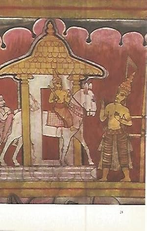 Bild des Verkufers fr LAMINA 1561: El principe Siddharta abandona su hogar en busca de la Verdad. Templo rupestre de Dambulla. Siglo XVIII zum Verkauf von EL BOLETIN