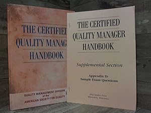 Imagen del vendedor de The Certified Quality Manager Handbook/With Supplemental Section a la venta por Archives Books inc.