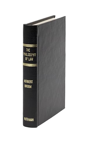 Bild des Verkufers fr The Philosophy of Law: Being Notes of Lectures Delivered During. zum Verkauf von The Lawbook Exchange, Ltd., ABAA  ILAB