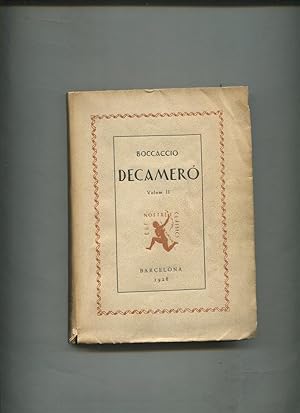 Imagen del vendedor de Decamero Volumen II a la venta por El Boletin