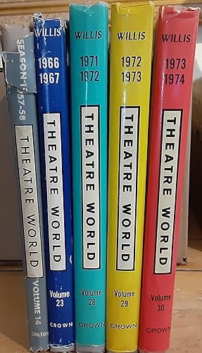 Imagen del vendedor de Theatre World 1957-1958 Season, Vol. 14 + 4 more (sold here as set of five) a la venta por BASEMENT BOOKS