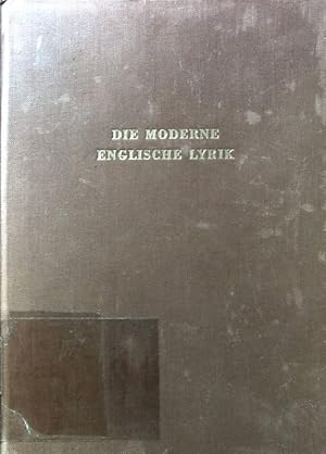 Bild des Verkufers fr Die moderne englische Lyrik. Interpretationen. zum Verkauf von books4less (Versandantiquariat Petra Gros GmbH & Co. KG)