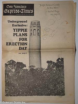 Image du vendeur pour San Francisco Express Times, vol. 1, #36, Sept. 25, 1968: Yippie Plans for Erection Day mis en vente par Bolerium Books Inc.