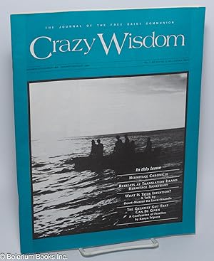Imagen del vendedor de Crazy wisdom; the journal of the crazy wisdom fellowship, vol. 7, no. 6 (Nov. - Dec.) / vol. 8, no. 1 (Jan. - Feb.) a la venta por Bolerium Books Inc.