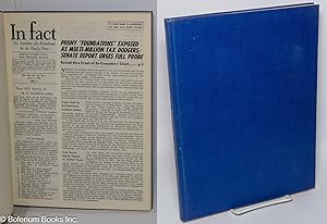 Seller image for In fact; an antidote for falsehood in the daily press. Vol. 19, no. 1 (no. 443), April 4, 1949 to Vol. 19, no. 26 (no. 468), September 26, 1949 for sale by Bolerium Books Inc.