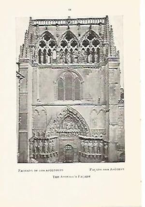 Imagen del vendedor de LAMINA 2189: CATEDRAL BURGOS. Fachada de los Apostoles a la venta por EL BOLETIN