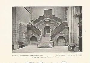 Image du vendeur pour LAMINA 2190: CATEDRAL BURGOS. Escalera de la Puerta de los Apostoles mis en vente par EL BOLETIN