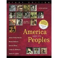 Seller image for America and Its Peoples A Mosaic in the Making, Volume 2, Study Edition for sale by eCampus