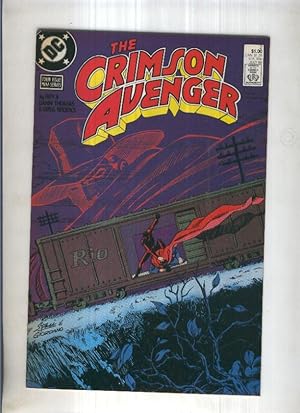 Imagen del vendedor de THE CRIMSON AVENGER, Vol.1 No.02: The Dark Cross Conspiracy 2 (DC 1988) a la venta por El Boletin