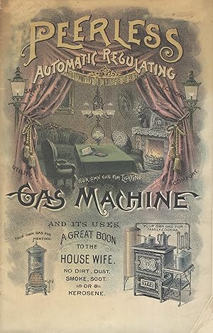 The Peerless automatic regulating gas machine