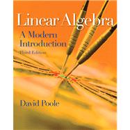 Seller image for Linear Algebra A Modern Introduction for sale by eCampus