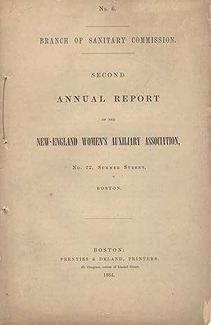 Imagen del vendedor de Second annual report of the New-England Women's Auxiliary Association a la venta por Zamboni & Huntington