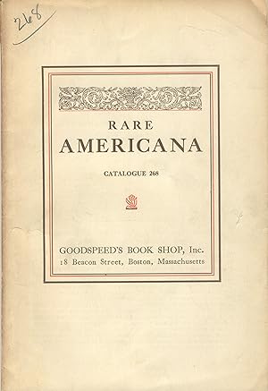 Rare Americana [cover title [No. 268]]