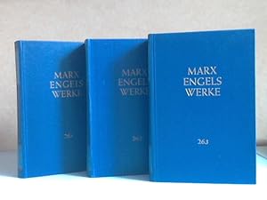 Karl Marx, Friedrich Engels Werke - Band 26 erster bis dritter Teil 3 Bücher