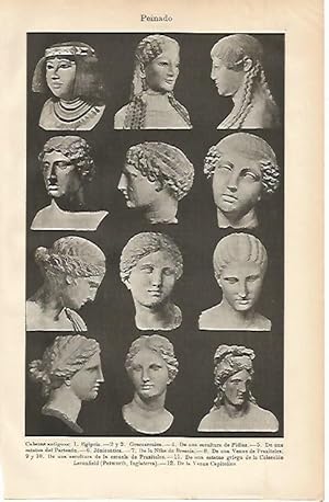 Imagen del vendedor de LAMINA ESPASA 2407: Bustos de la antiguedad. Egipto Grecia Roma a la venta por EL BOLETIN