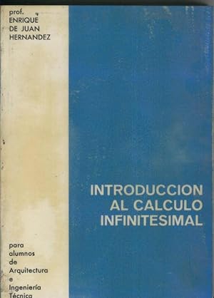 Imagen del vendedor de Introduccion al calculo infinitesimal a la venta por El Boletin