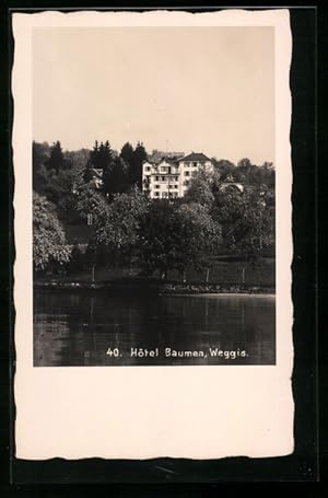 Ansichtskarte Weggis, Hotel Baumen