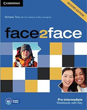 Bild des Verkufers fr face2face Pre-intermediate. Workbook with Key zum Verkauf von WeBuyBooks