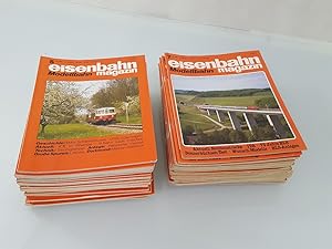 Konvolut 43 Zeitschriften: Eisenbahn Magazin Modellbahn: verschiedene Hefte: 1986, 1987, 1988, 19...