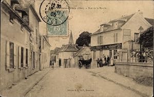 Ansichtskarte / Postkarte Saint Firmin Oise, Rue de la Mairie