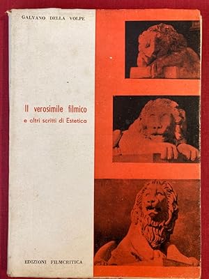 Seller image for Il Verosimile Filmico e altri scritti di Estetica. for sale by Plurabelle Books Ltd