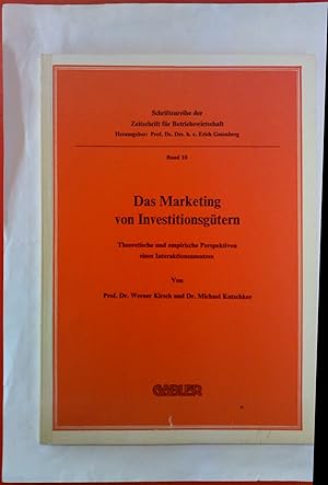 Immagine del venditore per Das Marketing von Investitionsgtern (Schriftenreihe - Band 10) venduto da biblion2