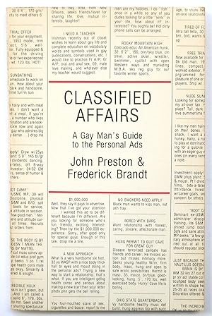 Classified Affairs: A Gay Man's Guide to the Personal Ads