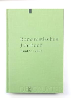 Romanistisches Jahrbuch Band 58 2007