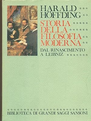 Bild des Verkufers fr Storia della filosofia moderna I zum Verkauf von Librodifaccia