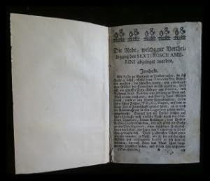 Bild des Verkufers fr XIV Orationes Selecte oder vierzehn auserlesene Reden mit teutschen Anmerkungen darinnen 1) die schwersten Constructiones gewiesen; 2) die Antiquitten hinlnglich erlutert; 3) viel Politische Kunst-Griffe marquiret, und 4) sonderlich die nettesten Redens-Arten auf eine ungezwungene Manier zum Verkauf von ANTIQUARIAT Franke BRUDDENBOOKS