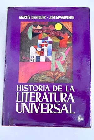 Imagen del vendedor de Historia de la literatura universal, tomo III a la venta por Alcan Libros