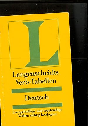 Immagine del venditore per Langenscheidts Verb-Tabellen Deutsch venduto da Papel y Letras