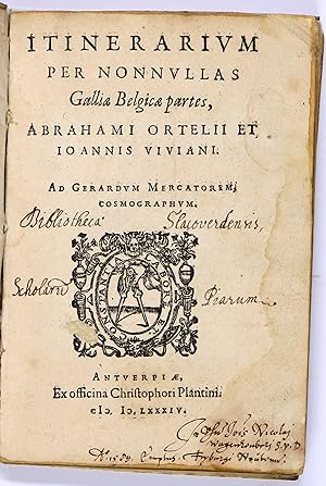 Itinerarium per nonnullas Galliae Belgicae partes [.]. Ad Gerardum Mercatorem, cosmographum.