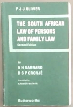 Seller image for The South African Law of Persons and Family. 2nd Edition for sale by Chapter 1