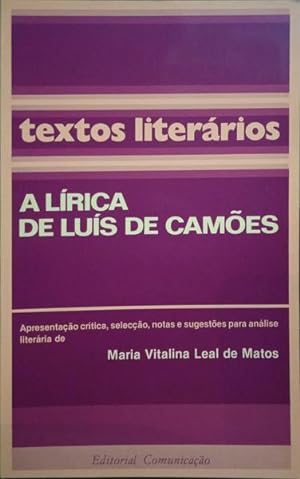 Bild des Verkufers fr A LRICA. [3. EDIO] zum Verkauf von Livraria Castro e Silva