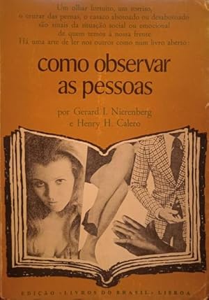 Imagen del vendedor de COMO OBSERVAR AS PESSOAS. a la venta por Livraria Castro e Silva