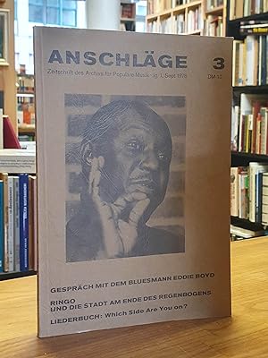 Seller image for Anschlge 3 - Zeitschrift des Archivs fr populre Musik, for sale by Antiquariat Orban & Streu GbR