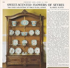 Bild des Verkufers fr Sevres: The Gage Collection at Firle Place, Sussex. Several pictures and accompanying text, removed from an original issue of Country Life Magazine, 1984. zum Verkauf von Cosmo Books