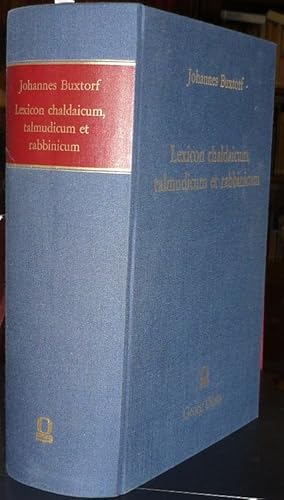 Bild des Verkufers fr Lexicon chaldaicum, talmudicum et rabbinicum. Nachdruck der Ausgabe Basel 1639. zum Verkauf von Antiquariat Dwal