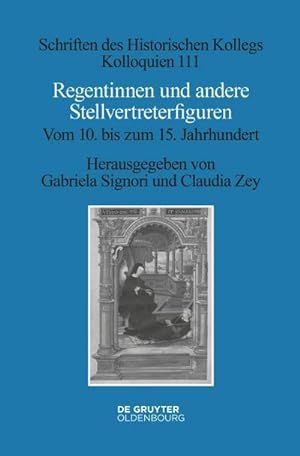 Bild des Verkufers fr Regentinnen und andere Stellvertreterfiguren : Vom 10. bis zum 15. Jahrhundert zum Verkauf von AHA-BUCH GmbH