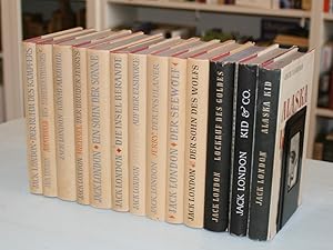 Jack London. 13 Bände (mit Schutzumschlägen).