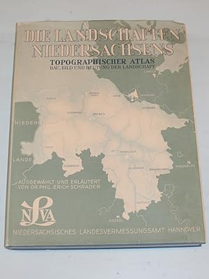 Imagen del vendedor de Die Landschaften Niedersachsens. Bau, Bild und Deutung der Landschaft. Ein topographischer Atlas. a la venta por Antiquariat Diderot